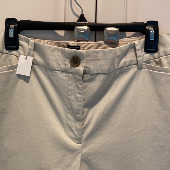 Talbots size 12 petite the perfect crop taupe cropped pants New! Never worn! 🔥 - Picture 4 of 12